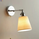 GobekUsa Ceramic LED Wall Light Fixture Up Down Rotate Modern Style Bedside Lamp