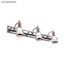 GobekUsa Modern Chrome LED Vanity Wall Light, 2/3 Bulbs, 12"/18" Long, White/Warm Light