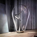 GobekUsa Lodes Blow Glass Table Light: Adjustable Modern Chrome Lamp for Home, Store, and Bar