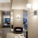 GobekUsa White Glass Flared Wall Sconce Light Fixture for Contemporary Living Rooms