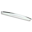 GobekUsa Modern Style Chrome Arc Vanity Light with Stainless Steel LED Wall Sconce and Acrylic Diffuser