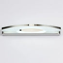 GobekUsa Modern Style Chrome Arc Vanity Light with Stainless Steel LED Wall Sconce and Acrylic Diffuser