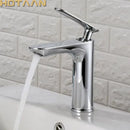 Modern chrome basin mixer faucet – bathroom single handle tap by Decorbites