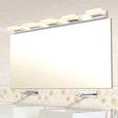 GobekUsa Chrome Wall Sconce with Brick Acrylic Shade for Bathroom Vanity - Choose from 2/3/5 Warm White Lights