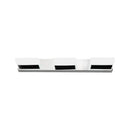GobekUsa Chrome Wall Sconce with Brick Acrylic Shade for Bathroom Vanity - Choose from 2/3/5 Warm White Lights