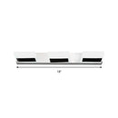 GobekUsa Chrome Wall Sconce with Brick Acrylic Shade for Bathroom Vanity - Choose from 2/3/5 Warm White Lights