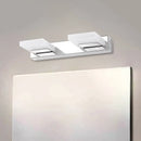 GobekUsa Chrome Wall Sconce with Brick Acrylic Shade for Bathroom Vanity - Choose from 2/3/5 Warm White Lights