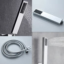 GobekUsa Chrome Bathtub Faucet Mixer with Hand Shower Waterfall Spout