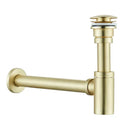 GobekUsa Bathroom Basin Sink Tap Bottle Trap Drain Kit Waste Pop Drain Chrome/Black/Bronze