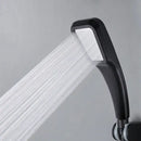Modern chrome & black rainfall shower head bathroom handheld by Decorbites