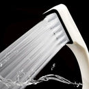 Modern chrome & black rainfall shower head bathroom handheld by Decorbites