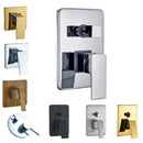 GobekUsa Brass Bathroom Hot Cold Mixer Valve - Wall Mounted Shower Control