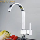 GobekUsa Dual Hole Kitchen Tap in Brass Chrome Finish