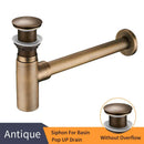 GobekUsa Brass Round Bottle Trap Oil Rubbed Bronze WF-6920