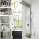 GobekUsa Brass Shower Column with Hand Shower & Tub Spout Massage System