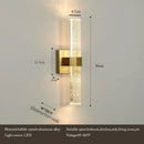 GobekUsa Bubble Crystal LED Wall Lamp: Modern Bathroom Living Room Bedroom Sconce Lighting