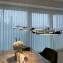 GobekUsa Circular Dining Pendant Chandelier LED Light for Kitchen, Living Room & Bedroom