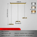GobekUsa Circular Dining Pendant Chandelier LED Light for Kitchen, Living Room & Bedroom