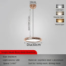 GobekUsa Circular Dining Pendant Chandelier LED Light for Kitchen, Living Room & Bedroom
