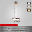GobekUsa Circular Dining Pendant Chandelier LED Light for Kitchen, Living Room & Bedroom