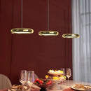 GobekUsa Circular Dining Pendant Chandelier LED Light for Kitchen, Living Room & Bedroom