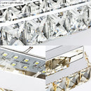 GobekUsa Modern Linear Wall Mounted Vanity Sconce for Bathroom - Clear/Amber Crystal, Warm/White Light - 16"/22"/27" Long