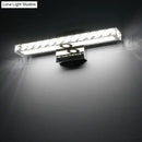 GobekUsa Modern Rectangle Vanity Wall Sconce with Clear Crystal Integrated LED - Bathroom Wall Lamp