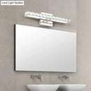 GobekUsa Modern Rectangle Vanity Wall Sconce with Clear Crystal Integrated LED - Bathroom Wall Lamp