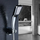 Modern chrome contemporary shower head bathroom pressure boost by Decorbites