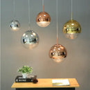 GobekUsa Glass Ball LED Chandelier: Luxury Modern Single Head Design for Home & Commercial Spaces