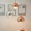 GobekUsa Glass Ball LED Chandelier: Luxury Modern Single Head Design for Home & Commercial Spaces