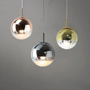 GobekUsa Glass Ball LED Chandelier: Luxury Modern Single Head Design for Home & Commercial Spaces