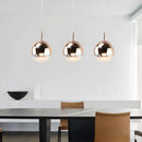 GobekUsa Glass Ball LED Chandelier: Luxury Modern Single Head Design for Home & Commercial Spaces