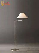 GobekUsa Cream Rocker Arm LED Floor Lamp for Modern Living Spaces