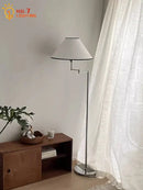 GobekUsa Cream Rocker Arm LED Floor Lamp for Modern Living Spaces