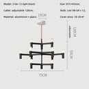 GobekUsa Crown Major Chandelier: Modern Luxury LED Light for Kitchen, Hotel, Living Room