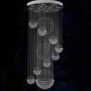 GobekUsa Crystal Ball Design Chandelier Set - Large Elegant Lustre Lights D80xH300cm