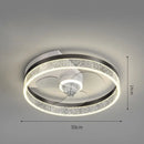 GobekUsa Ceiling Fan Light with Invisible Blades, Remote Control, Modern Design, Silent Operation