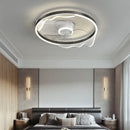 GobekUsa Ceiling Fan Light with Invisible Blades, Remote Control, Modern Design, Silent Operation