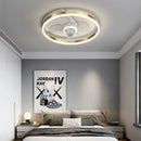 GobekUsa Ceiling Fan Light with Invisible Blades, Remote Control, Modern Design, Silent Operation