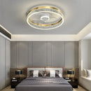 GobekUsa Ceiling Fan Light with Invisible Blades, Remote Control, Modern Design, Silent Operation