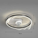 GobekUsa Ceiling Fan Light with Invisible Blades, Remote Control, Modern Design, Silent Operation