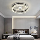 GobekUsa Ceiling Fan Light with Invisible Blades, Remote Control, Modern Design, Silent Operation
