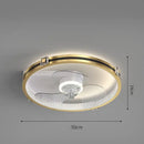 GobekUsa Ceiling Fan Light with Invisible Blades, Remote Control, Modern Design, Silent Operation
