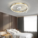 GobekUsa Ceiling Fan Light with Invisible Blades, Remote Control, Modern Design, Silent Operation