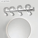 GobekUsa Modernist Crystal Vanity Wall Sconce with Gooseneck Arm - Clear Cylinder Shape, 3 Lights, 12.5"/18" W, Chrome