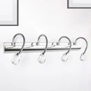 GobekUsa Modernist Crystal Vanity Wall Sconce with Gooseneck Arm - Clear Cylinder Shape, 3 Lights, 12.5"/18" W, Chrome