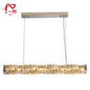 GobekUsa Crystal Dining Table Pendant Lamp: Elegant Led Decoration for Kitchen Island, Restaurant, Living Room