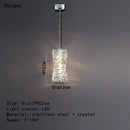 GobekUsa Crystal Dining Table Pendant Lamp: Elegant Led Decoration for Kitchen Island, Restaurant, Living Room