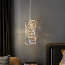 GobekUsa Crystal Dining Table Pendant Lamp: Elegant Led Decoration for Kitchen Island, Restaurant, Living Room